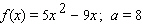 Calculate the average rate of change of the given function f over the intervals   , where h = 5, 0.5, 0.05, 0.005, and 0.0005. (It will be easier to do this if you first simplify the difference quotient ( dq ) as much as possible.)    Complete the table.   A) dq 145.6 569.5 -644 -6,404 496,071.0025 B) dq 96 73.5 -9 71.025 71.0025 C) dq -49.6 -496 -4,960 -49,600 -496,000 D) dq 96 73.5 71.25 71.025 71.0025 E) dq 96 297 71.25 71.025 71.0025