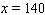 The function given below gives the cost to manufacture x items. Estimate (using h = 0.0001) the instantaneous rate of change of the total cost at the production level   .    Select your answer rounded to the nearest tenth. A) 71 B) 70.2 C) 70 D) 71.2 E) 69