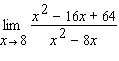 Given. Say whether L Hospital s rule applies. __________ It is does, use it to evaluate the given limit. If not, use some other method. __________