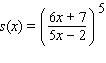 Calculate the derivative of the function.   A)    B)    C)    D)    E)   