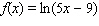 Find the derivative of the following function.   A)    B)    C)    D)    E) none of these