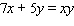 Find   using implicit differentiation.   A)    B)    C)    D)    E)   