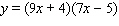 Use logarithmic differentiation to find   . Do not simplify the result.   A)    B)    C)    D)    E)   