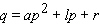A general quadratic demand function has the form to follow.   ( a , l , r are constants,   ) Obtain a formula for the elasticity of demand at a unit price p . A)    B)    C)    D)    E)   