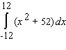Evaluate the integral.   A) 2,976 B) 1,152 C) 2,400 D) 4,704 E) 1,248
