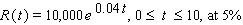 Find the total value or the given income stream and also find its future value (at the end of the given interval)using the given interest rate.   Please enter your answer in the form TV = , FV = . Give the answers to the nearest cent. TV = $__________ FV = $__________