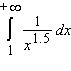 Decide whether the integral converges. If the integral converges, compute its value.   A)    B)    C)    D)    E)   