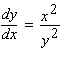 For the given differential equation, find the particular solution if   when   .   A)    B)    C)    D)    E)   