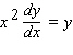 For the differential equation, find the particular solution if     A)    B)    C)    D)    E)   