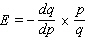 Nancy s Chocolates estimates that the elasticity of demand for its dark chocolate truffles is   where p is the price per pound. Nancy s sells 26 pounds of truffles per week when the price is $24 per pound. Find the formula expressing the demand q as a function of p . Recall that the elasticity of demand is given by   . NOTE: Round the value of the constant in your answer to four decimal places. A)    B)    C)    D)    E)   