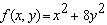 For the function   show the cross section at   . A)    B)    C)    D)   
