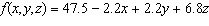 Let   . By what value is   increased if   is increased by 1?