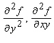 Calculate   and evaluate each at   .   Enter your answers, separated by a comma.