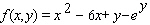 Locate the saddle point of the function.   A) (3, 1, -10)  B) (6, 1, - 1)  C) (6, 1, -10)  D) (3, 0, -10)  E) (6, 0, -10) 