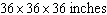 The US Postal Service (USPS) will accept only packages with length plus girth no more than 108 inches. (See the figure.)    What are the dimensions of the largest volume package the USPS will accept? A)    B)    C)    D)    E)   