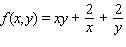 Locate the local minimum of the function.   Express your answer as an ordered triple.