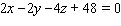 Find the point on the given plane closest to (1,1,0) .   A) (-3, 5, 4)  B) (-4, 4, 2)  C) (-1, 3, 8)  D) (-3, 5, 8)  E) (3, 5, 8) 