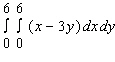 Compute the integral.   A) -3.0 B) -216 C) -432 D) 108 E) -72
