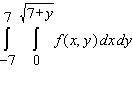 Write the integral with the order of integration reversed (changing the limits of integration as necessary) .   A)    B)    C)    D)    E)   