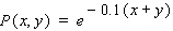 The town of West Podunk is shaped like a rectangle 80 miles from west to east and 100 miles from north to south (see the figure). It has a population density of   hundred people per square mile x miles east and y miles north of the southwest corner of town. What is the total population of the town?   Please enter your answer as a number without the units.