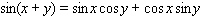 Use the addition formulas :         to calculate   , given that   and   . A)    B)    C)    D)    E)   