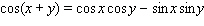 Use the addition formulas :         to calculate   , given that   and   . A)    B)    C)    D)    E)   