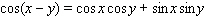 Use the addition formulas :         to calculate   , given that   and   . A)    B)    C)    D)    E)   