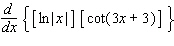 Calculate the derivative.   A)    B)    C)    D)    E)   