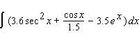 Evaluate the integral.   A)    B)    C)    D)    E)   
