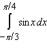 Evaluate the integral.   A)    B)    C)    D)    E) none of these
