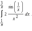 Evaluate the integral   A)    B)    C)    D)    E)   