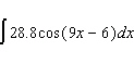 Evaluate the integral.   Use the symbol C to write the constant.