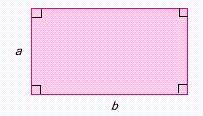  Find the area of the shaded part of the figure if   a = 2  ,  b = 7  .   A)  14 B)  9 C)  48 D)  28 E)  none of these 