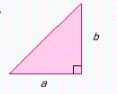  Find the area of the shaded part of the figure if  a = 4  ,  b = 6  .   A)  48 B)  96 C)  12 D)  10 E)  none of these 