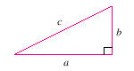  Refer to the illustration. Find  b   if  a = 8   and  c = 10  .   A)  2 B)   \sqrt { 18 }  C)   \sqrt { 10 }  D)  6 E)   \sqrt { 514 }