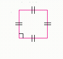 Classify the following quadrilaterals. Match the shape with the name.  1.    2.    3.    4.  