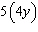 Use the associative property to rewrite the expression, and then simplify the result.  