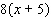 Apply the distributive property. Simplify when possible.  