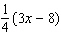 Apply the distributive property. Simplify when possible.  