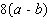 Apply the distributive property. Simplify when possible.  