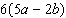 Apply the distributive property. Simplify when possible.  