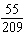 Reduce the fraction to lowest terms.   A)    B)    C)    D)    E)   