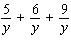 Perform the indicated operation and reduce to lowest terms. Assume the variable represents a nonzero number.  