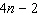 Find the first four numbers of the sequence by substituting the counting numbers, in order, into the following expression.   A)    B)    C)    D)    E)   