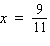 <strong>Solve the equation. </strong> A) B) C) D) E)