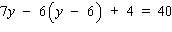 <strong>Solve the equation. Apply the distributive property to remove the parentheses, then simplify each side before using the addition property of equality. </strong> A) B) C) D) E)
