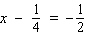 Solve the equation.