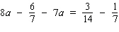 Simplify both sides of the equation as much as possible, and then solve.  