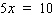Solve the following equation.   A)    B)    C)    D)    E)   
