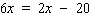 Solve the equation.   A)    B)    C)    D)    E)   